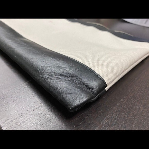Balenciaga Canvas and Leather Zip Pouch Large in Black - Picture 14 of 15